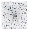 Terrazzo blanc Ardoise relief antidérapant